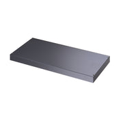 Plain steel shelf internal fitment for systems storage - graphite grey - view 1