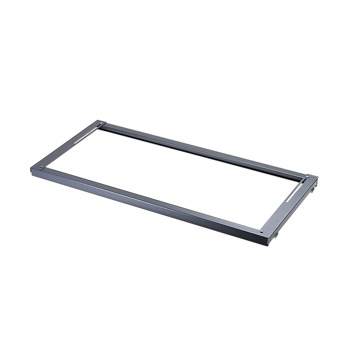 Lateral filing frame internal fitment for systems storage - graphite grey - view 1