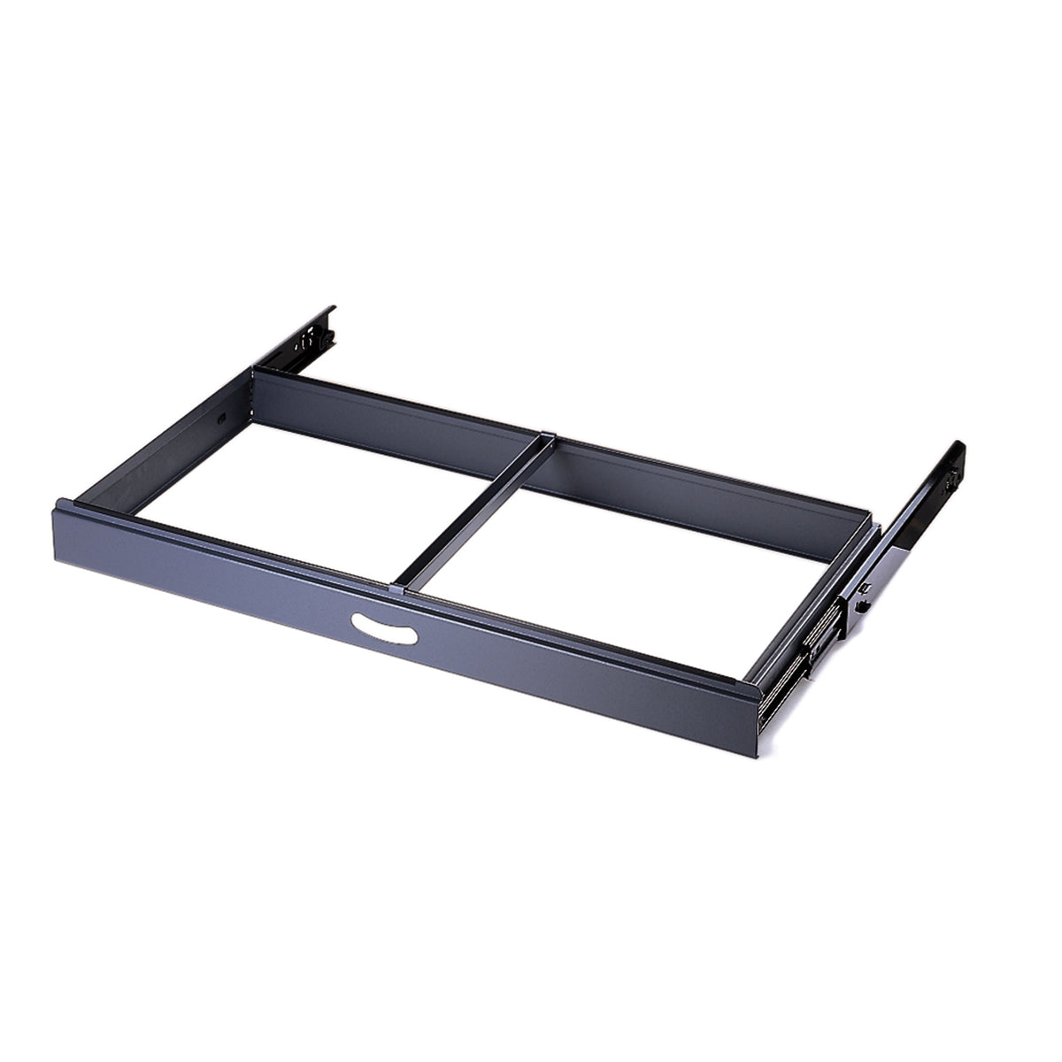 Roll out suspension filing frame internal fitment for systems storage - graphite grey - view 1