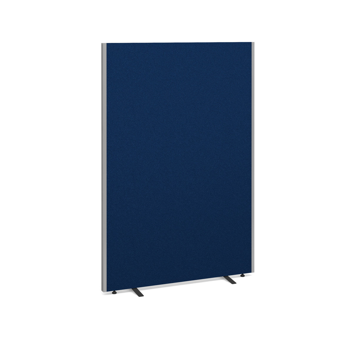 Floor standing fabric screen 1800mm high x 1200mm wide - blue - view 1