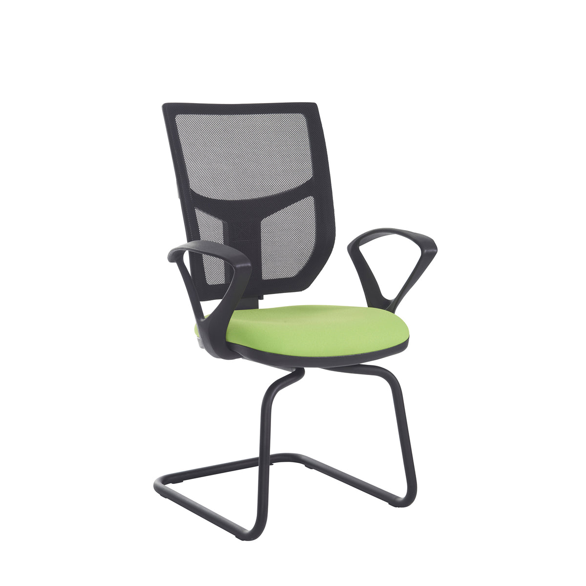 Altino mesh back visitors chair with fixed arms - made to order - view 1