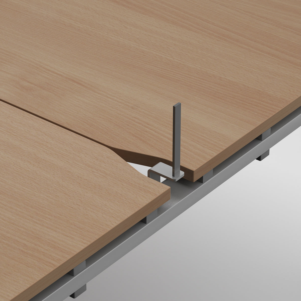 Screen bracket for the ends of back to back Adapt and Fuze desks - black - view 2