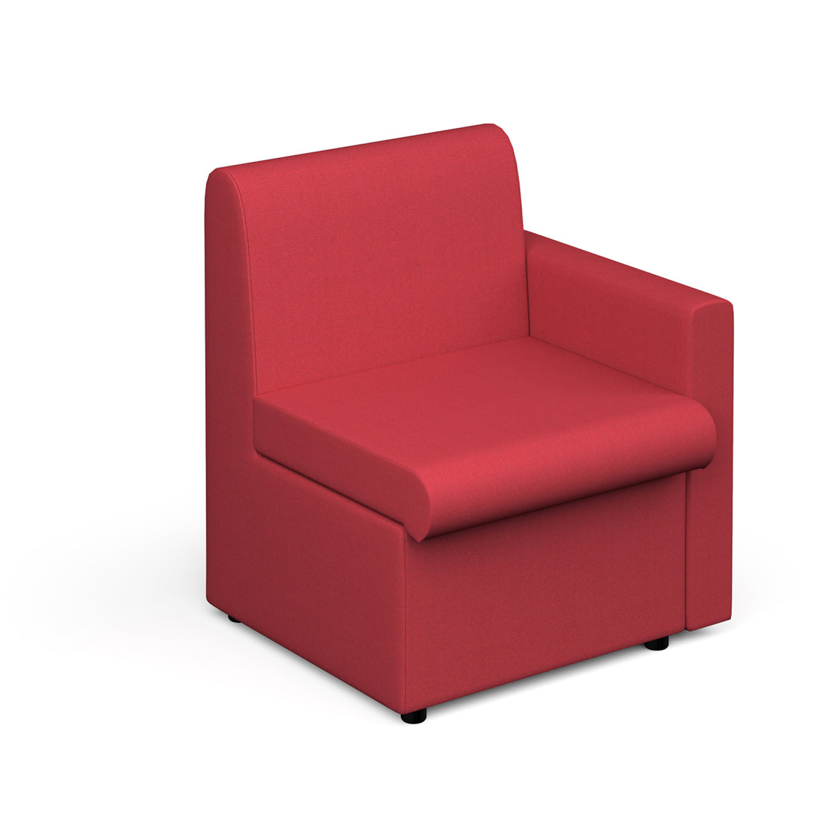 Alto modular reception seating with left hand arm - made to order - view 1