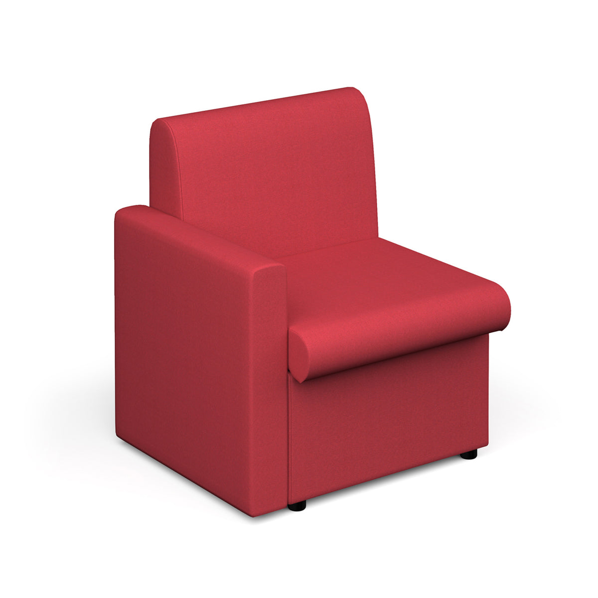 Alto modular reception seating with right hand arm - made to order - view 1