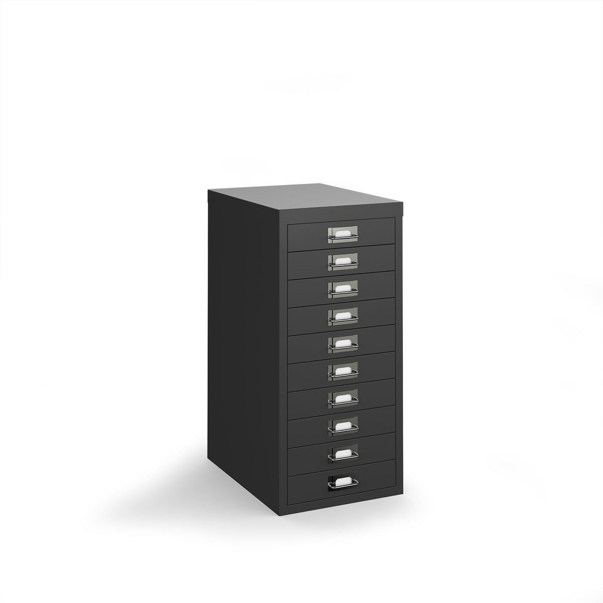 Bisley multi drawers with 10 drawers - black - view 1