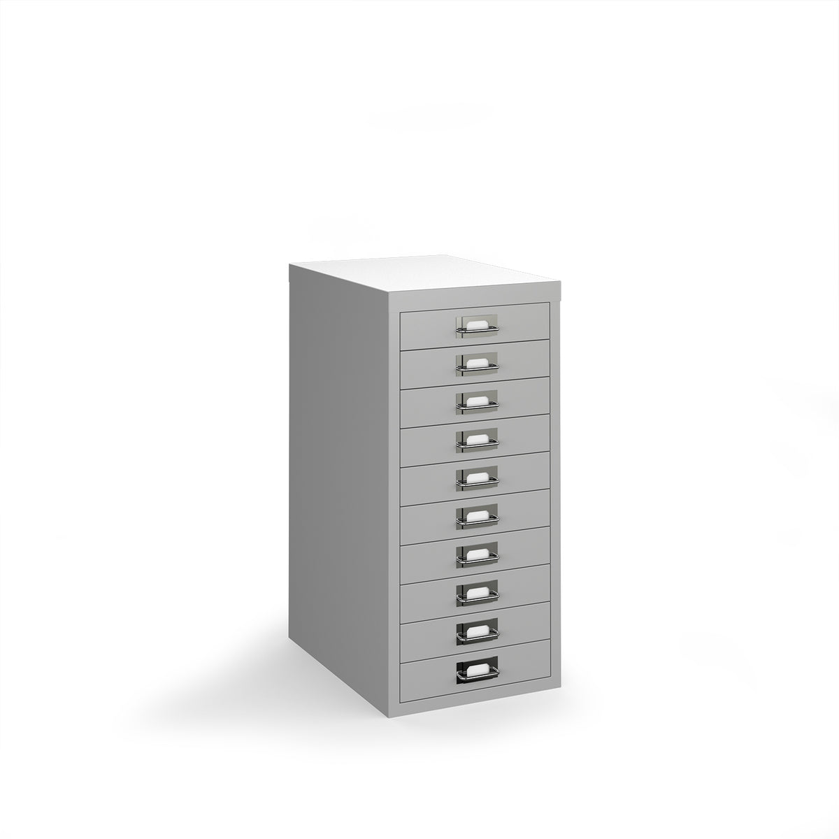 Bisley multi drawers with 10 drawers - silver - view 1