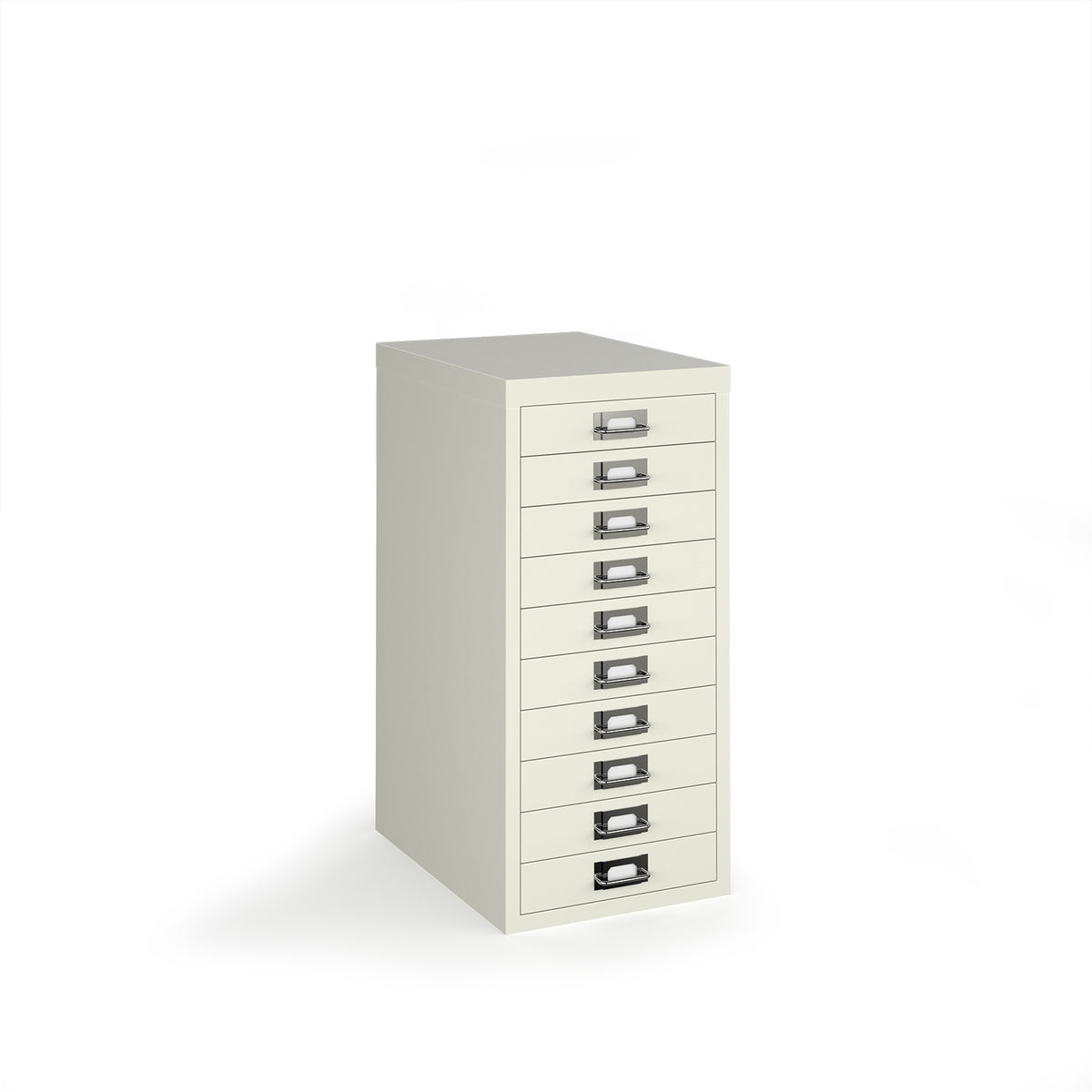 Bisley multi drawers with 10 drawers - white - view 1