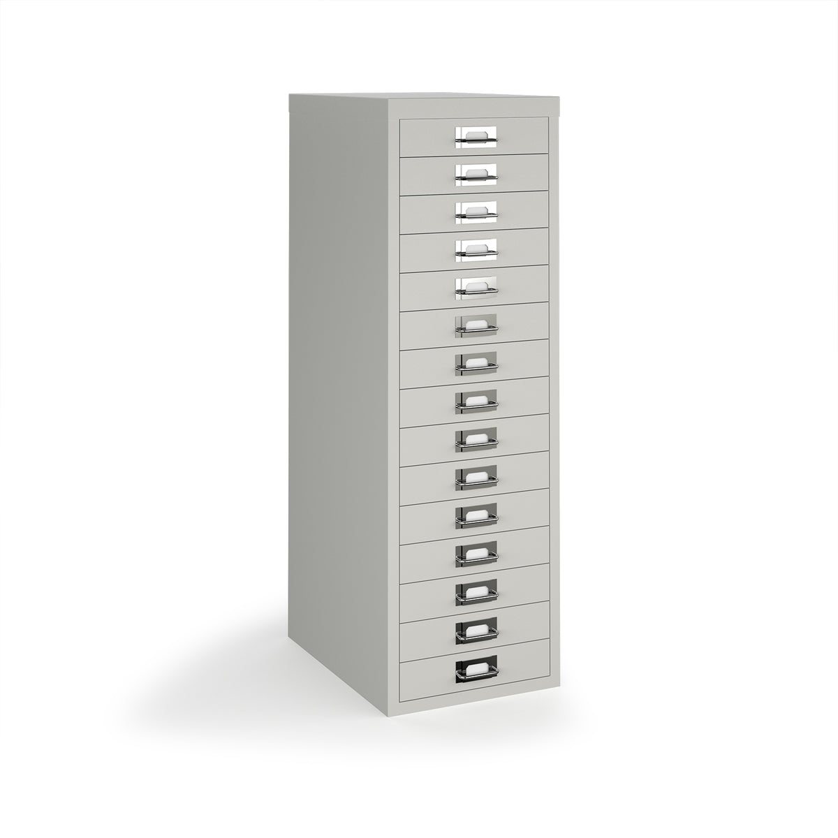Bisley multi drawers with 15 drawers - grey - view 1