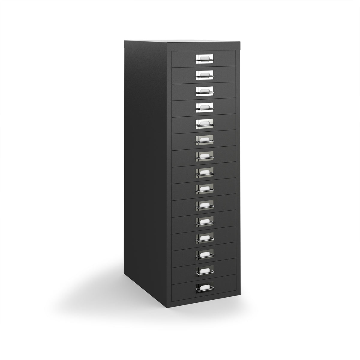 Bisley multi drawers with 15 drawers - black - view 1
