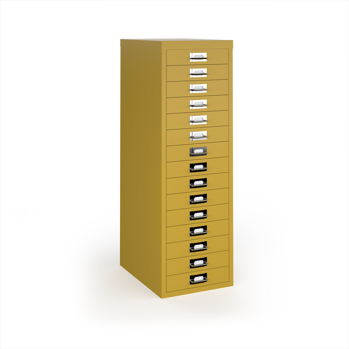 Bisley multi drawers with 15 drawers - sunflower yellow - view 1