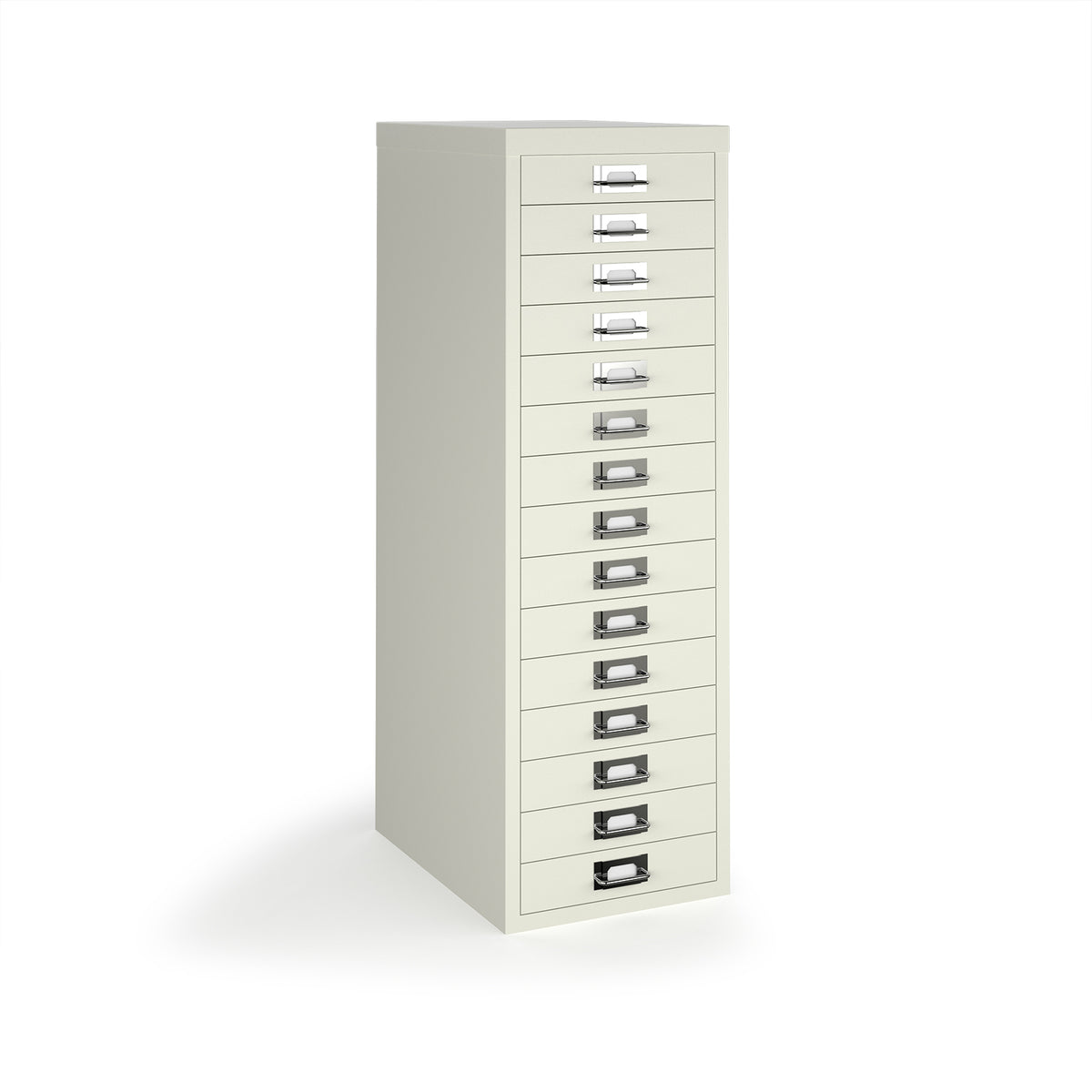 Bisley multi drawers with 15 drawers - white - view 1