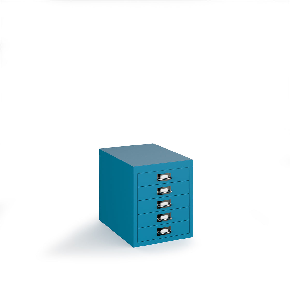 Bisley multi drawers with 5 drawers - blue - view 1