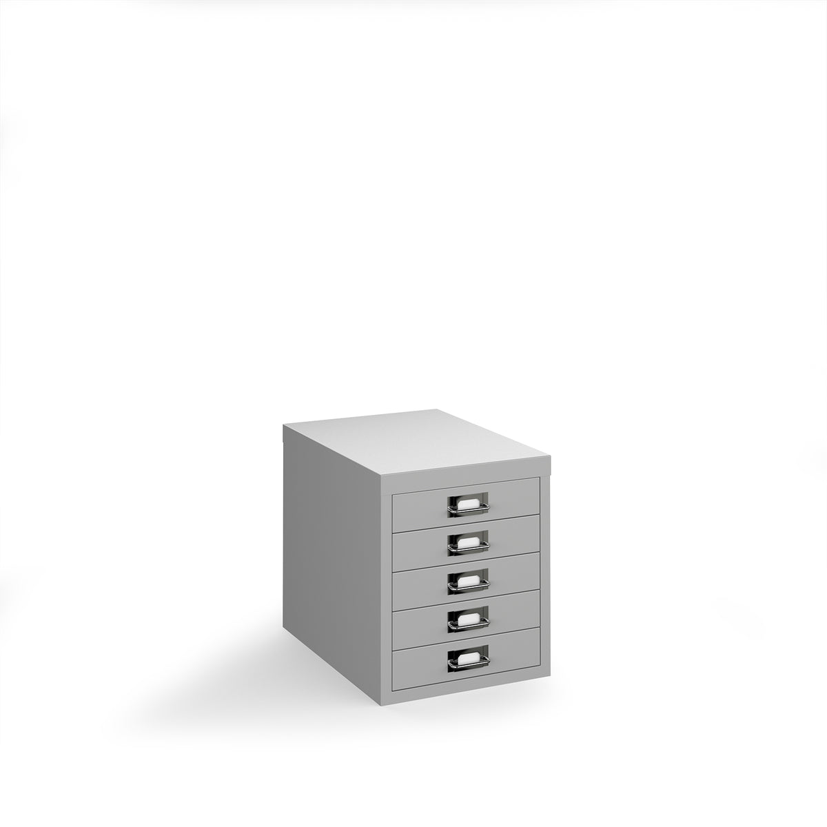 Bisley multi drawers with 5 drawers - silver - view 1