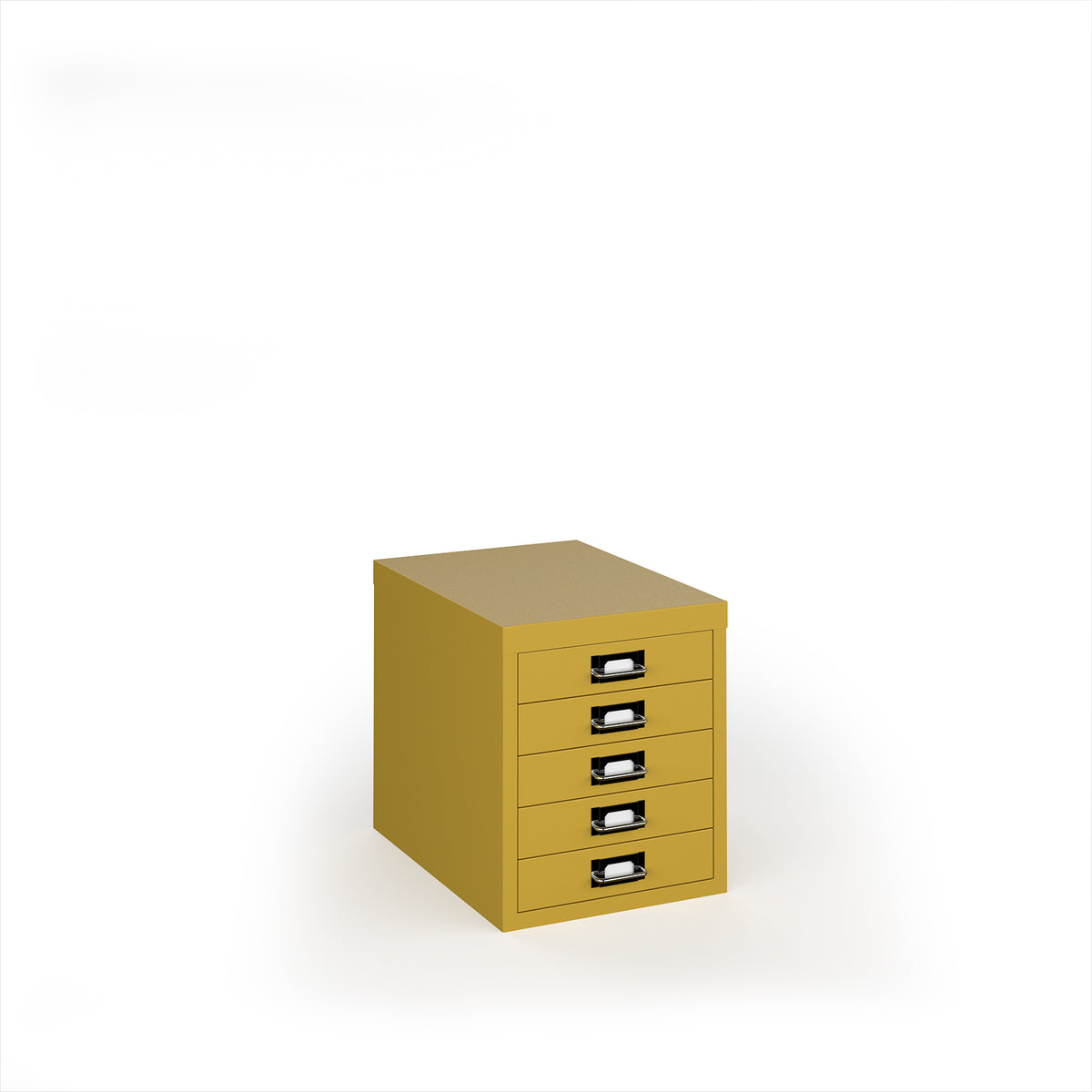 Bisley multi drawers with 5 drawers - sunflower yellow - view 1