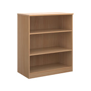 Deluxe bookcase 1200mm high with 2 shelves - Beech - view 1