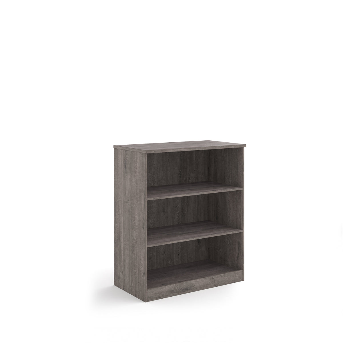 Deluxe bookcase 1200mm high with 2 shelves - Grey Oak - view 1