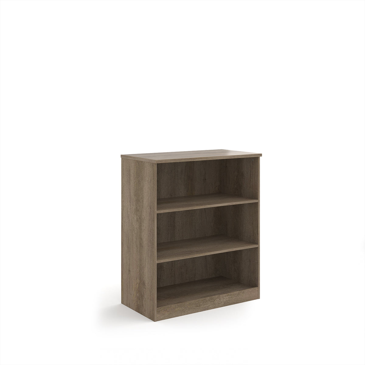 Deluxe bookcase 1200mm high with 2 shelves - Nebraska Oak - view 1