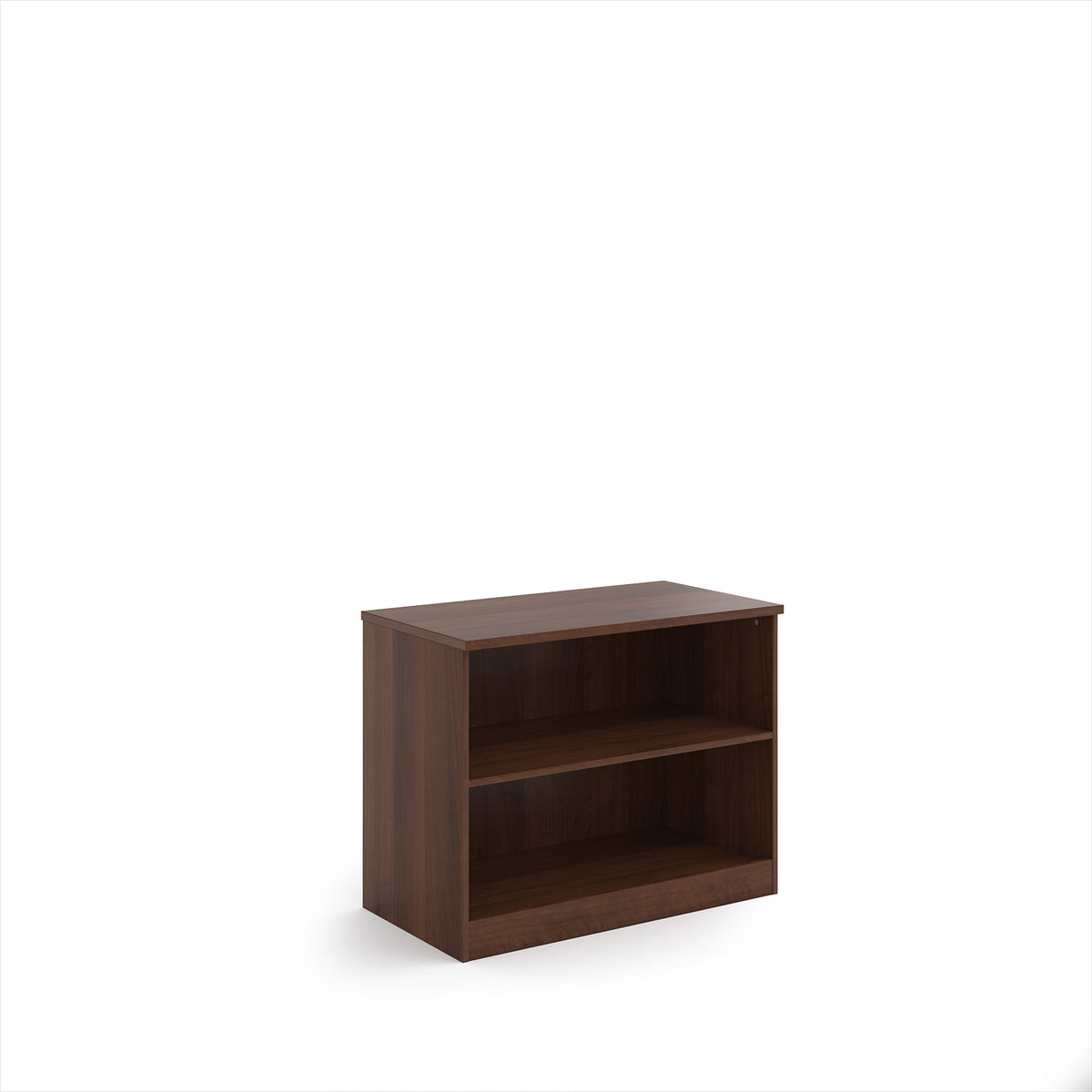 Deluxe bookcase 800mm high with 1 shelf - Walnut - view 1