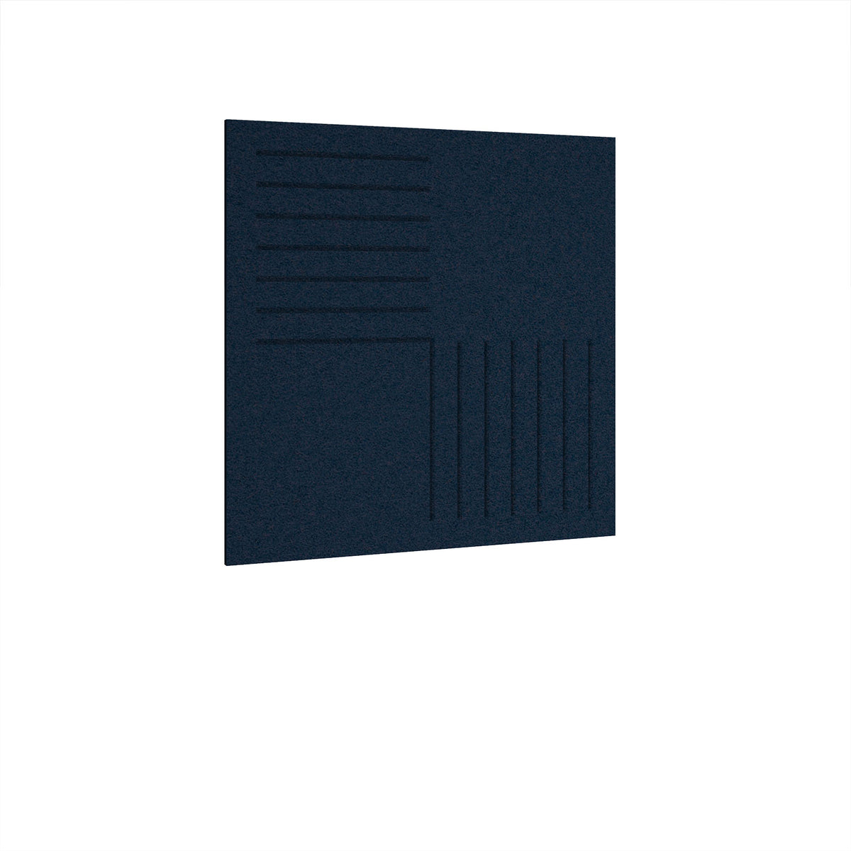 Bevelled Acoustic Ceiling-Wall Tiles 590w - Dark Blue - view 1