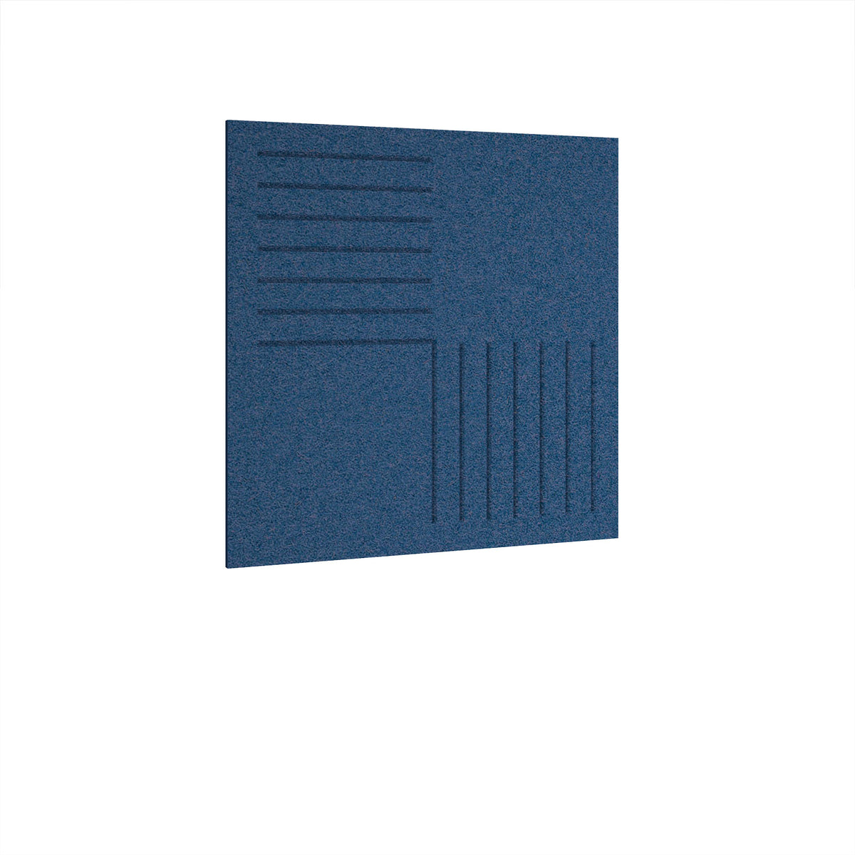 Bevelled Acoustic Ceiling-Wall Tiles 590w - Blue - view 1