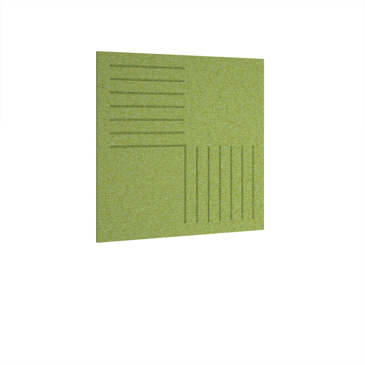 Bevelled Acoustic Ceiling-Wall Tiles 590w - Fruit Green - view 1