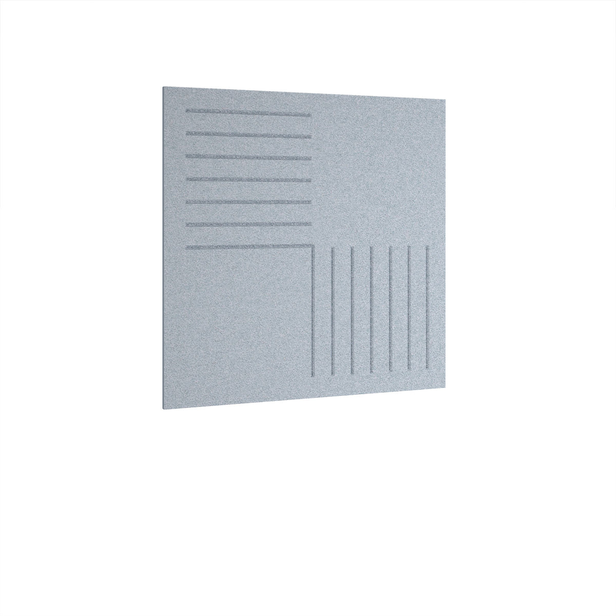 Bevelled Acoustic Ceiling-Wall Tiles 590w - Dark Silver Grey - view 1 (bcwt590-lg.jpg)