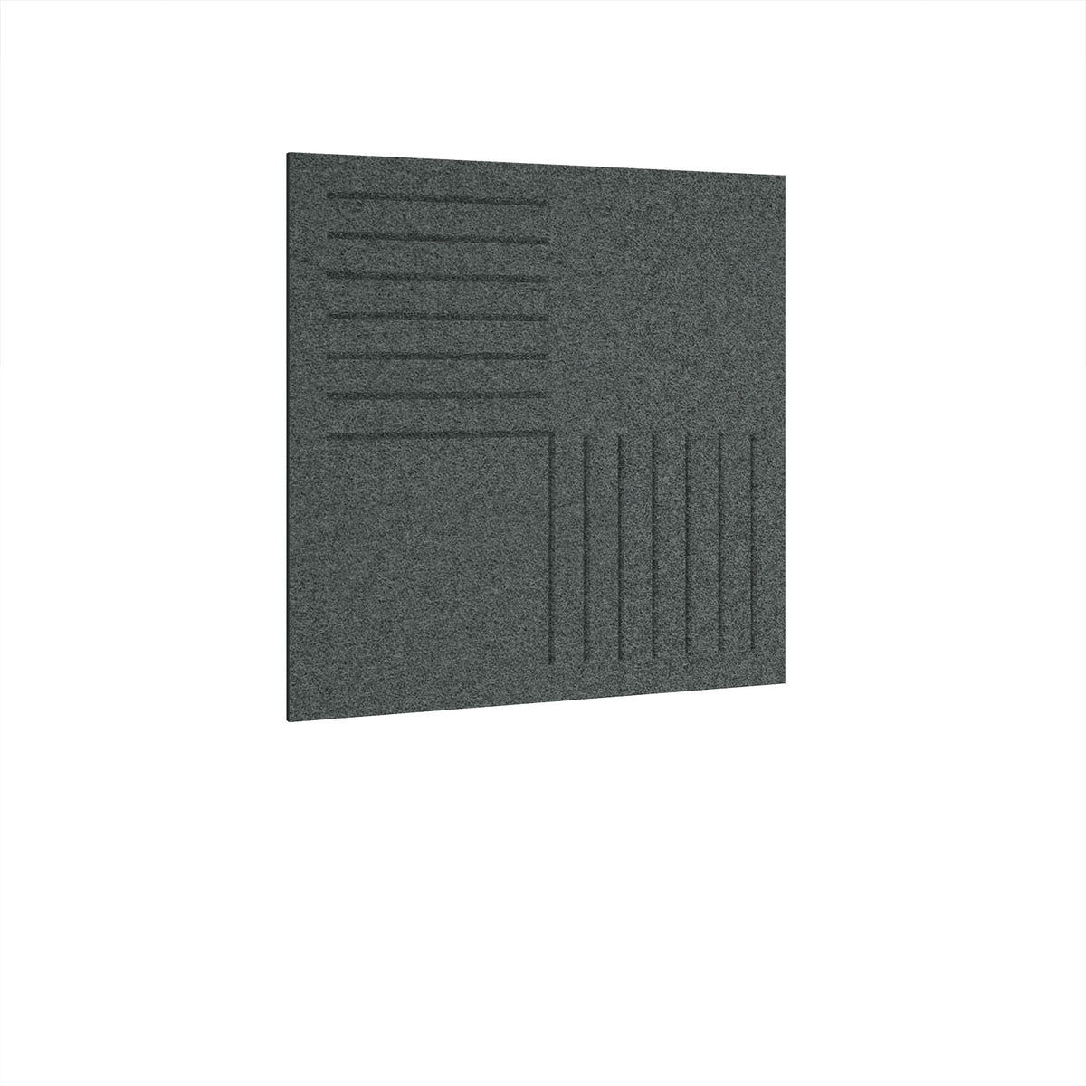 Bevelled Acoustic Ceiling-Wall Tiles 590w - Moonlight Grey - view 1