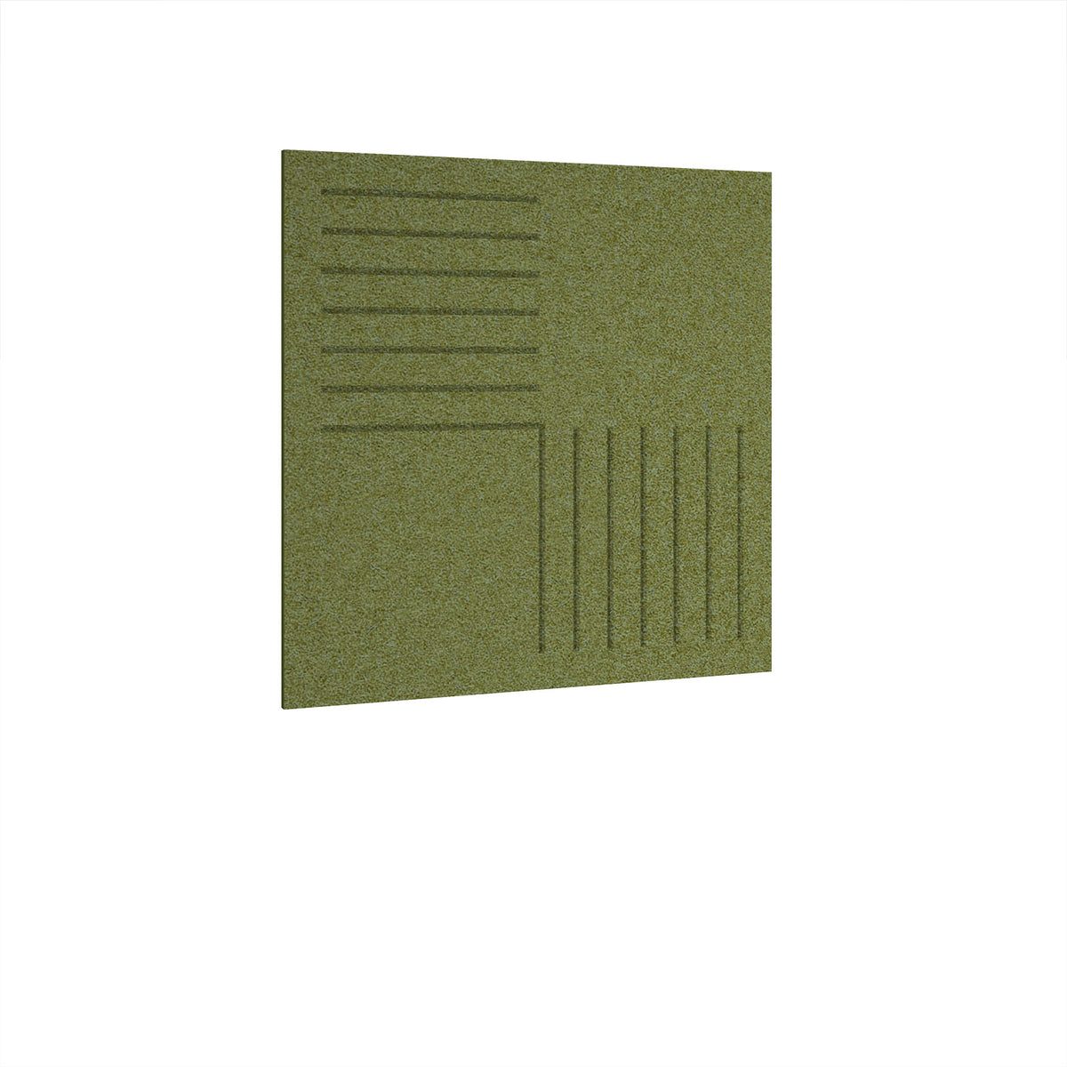 Bevelled Acoustic Ceiling-Wall Tiles 590w - Reed Green - view 1