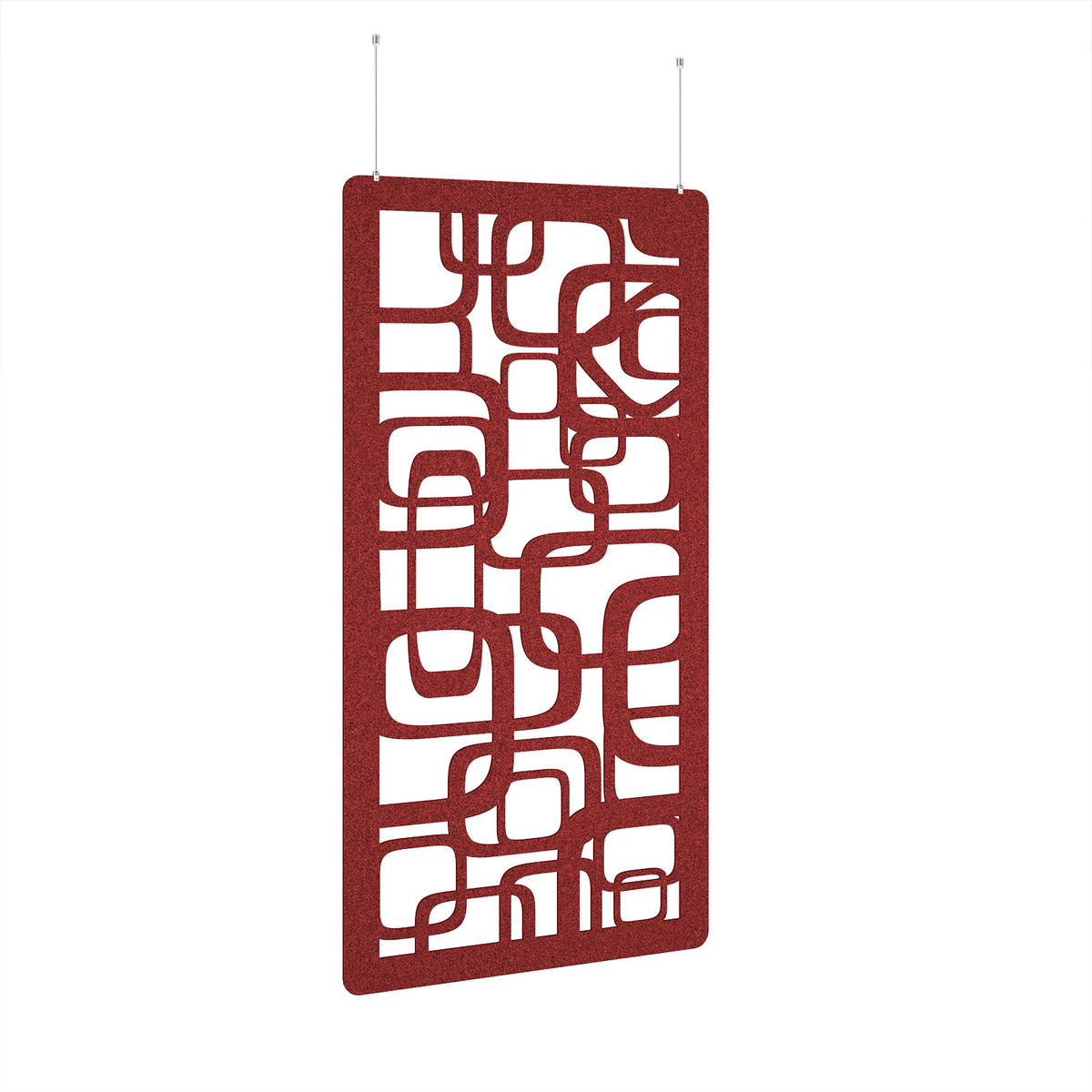Bygone Hanging Panel 1200w - Pure Red - view 1