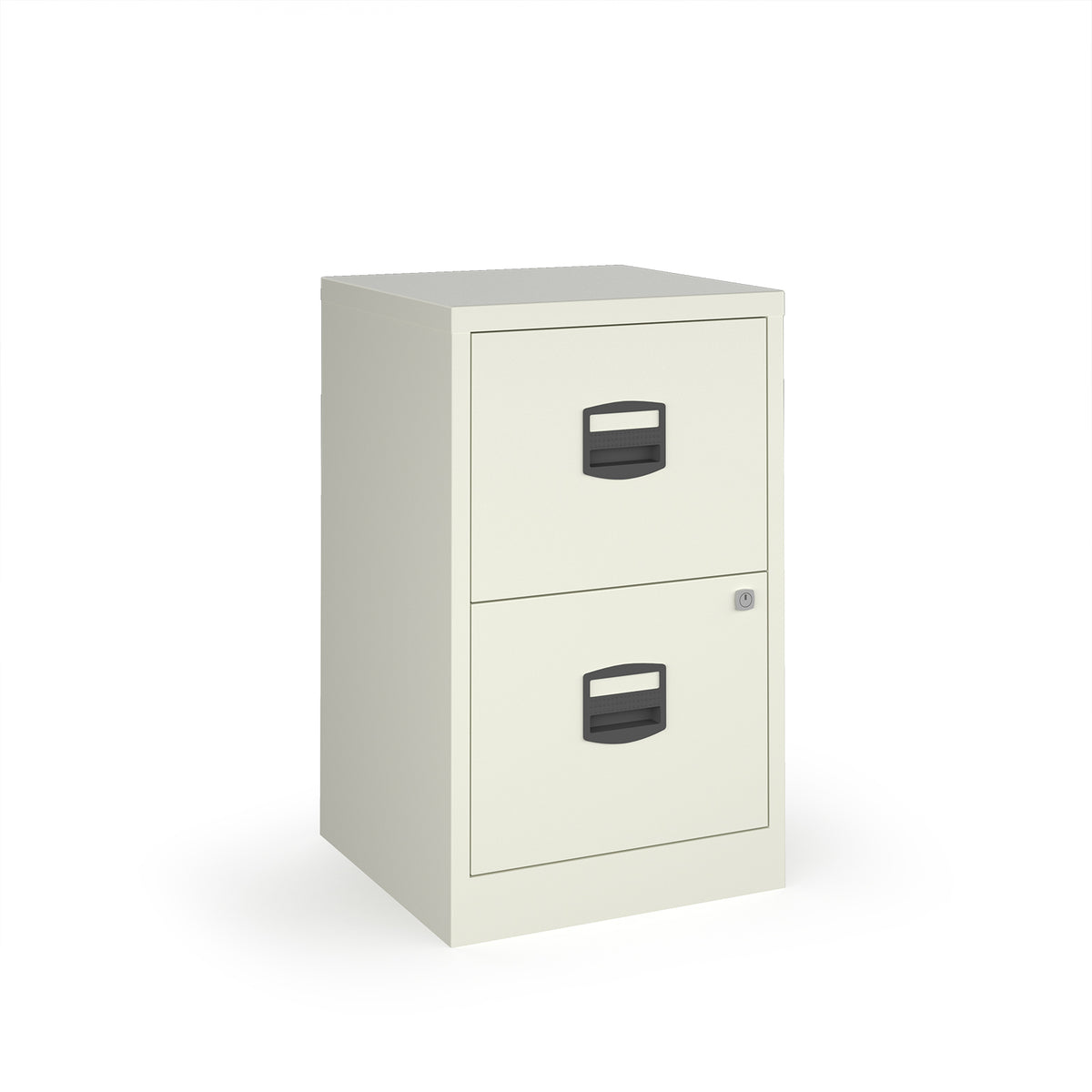 Bisley A4 home filer with 2 drawers - white - view 1