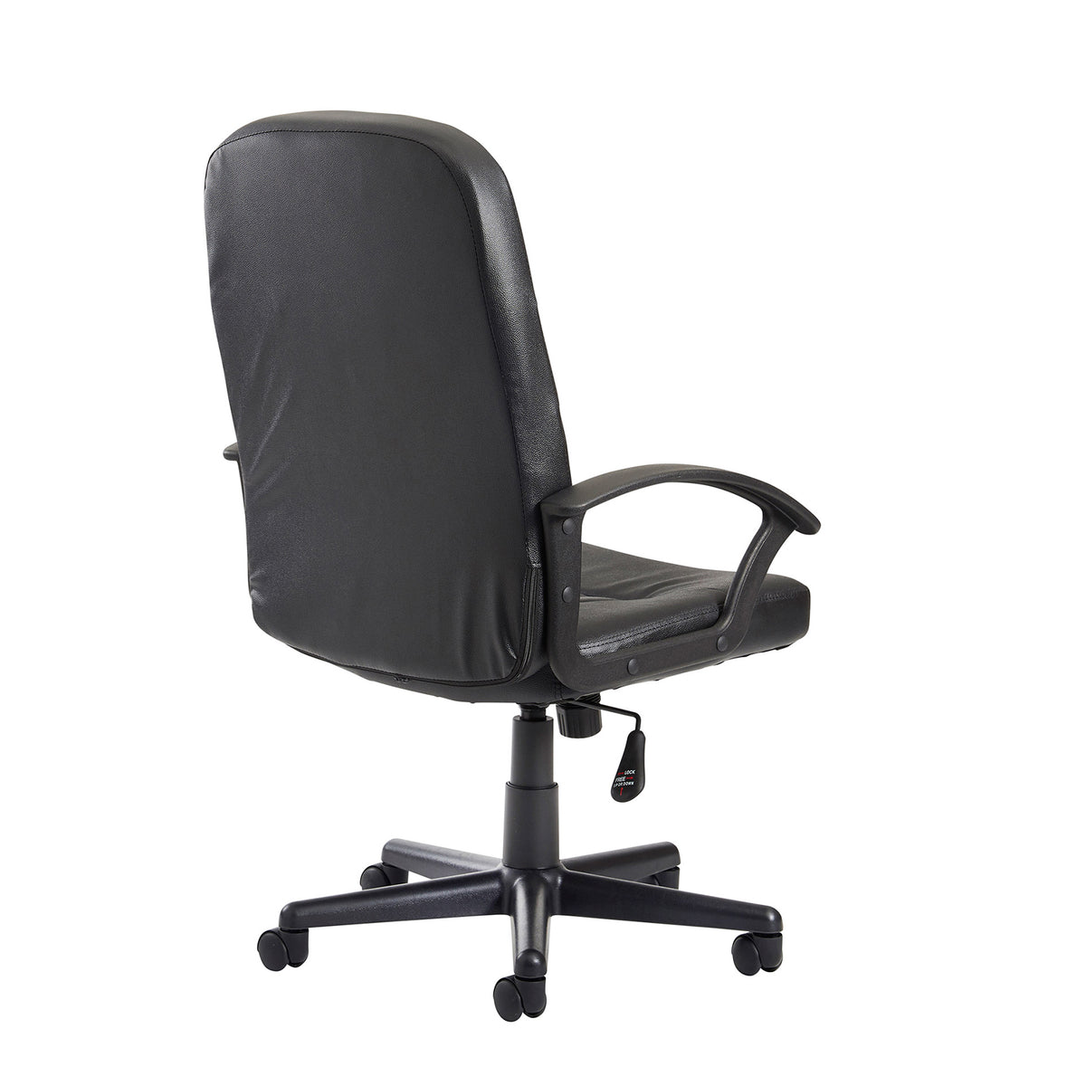 Cavalier managers chair - black leather faced - view 2