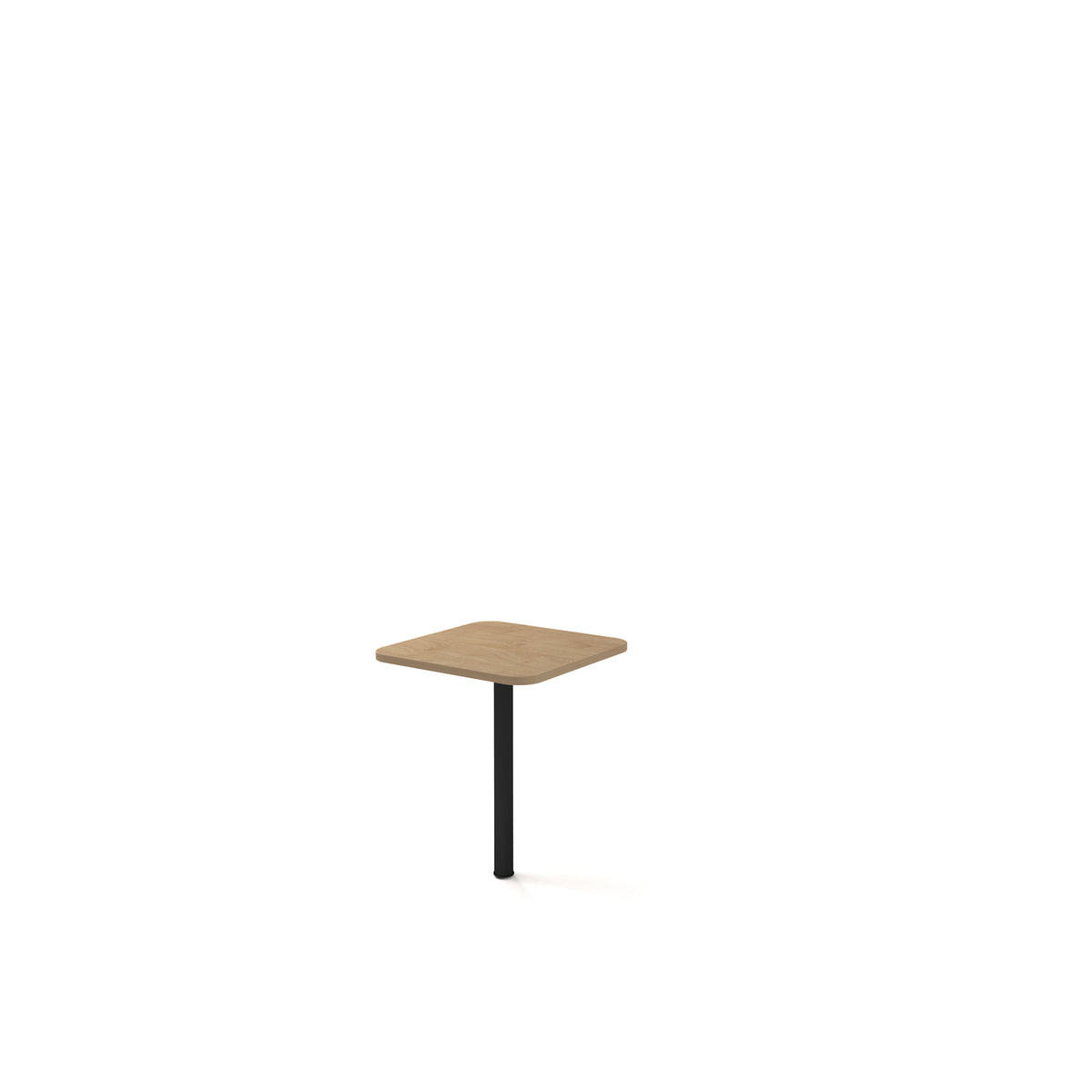 Chatbox floor fixed table for Duo models - Kendal Oak Top - view 1