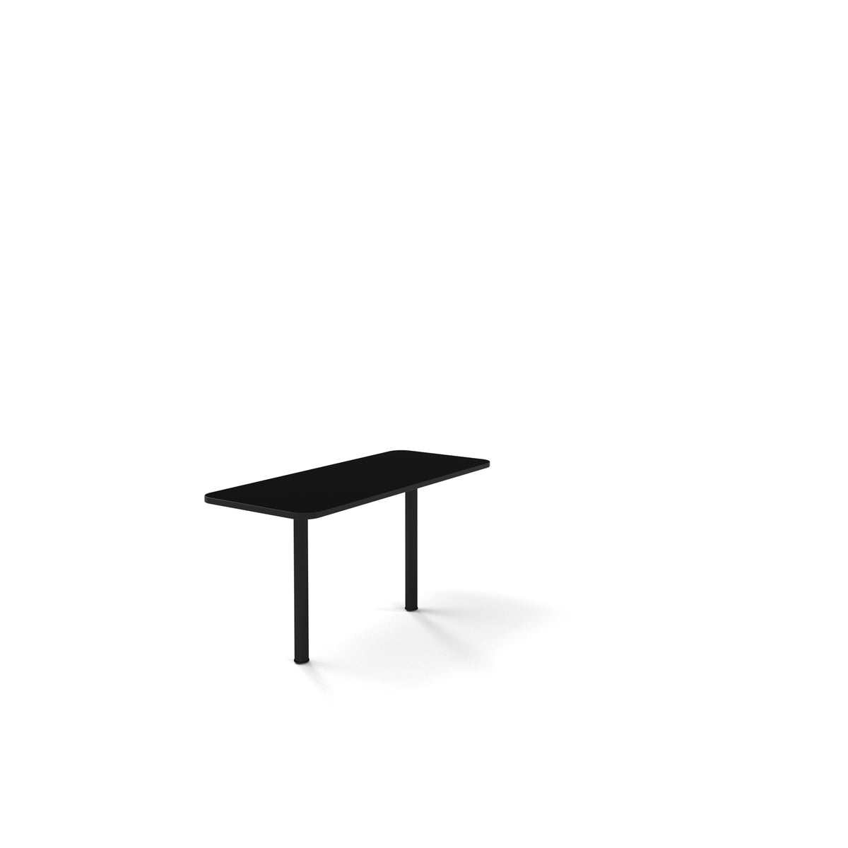 Chatbox floor fixed table for Quattro models - Black top - view 1