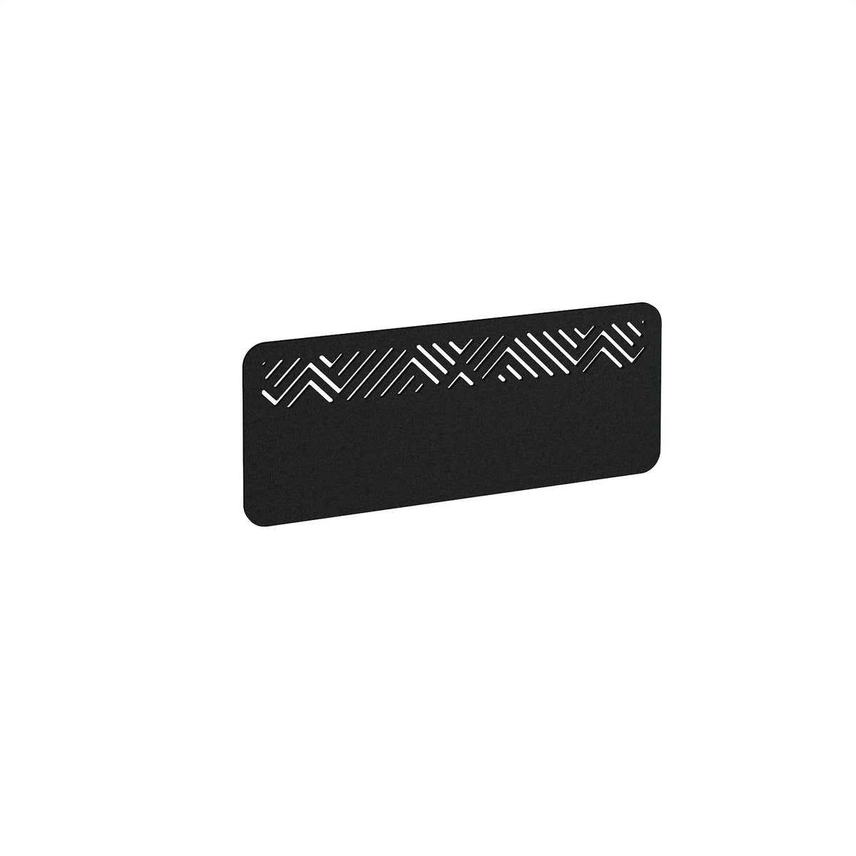 Chevron Acoustic Desktop Screen 1000w - Black - view 1