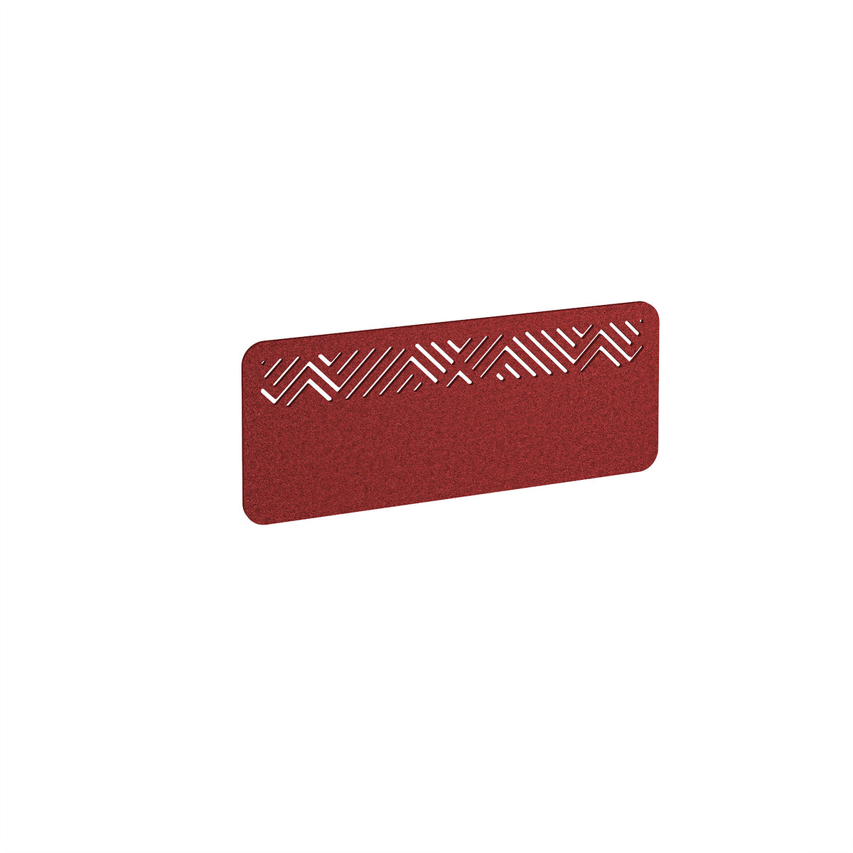 Chevron Acoustic Desktop Screen 1000w - Pure Red - view 1