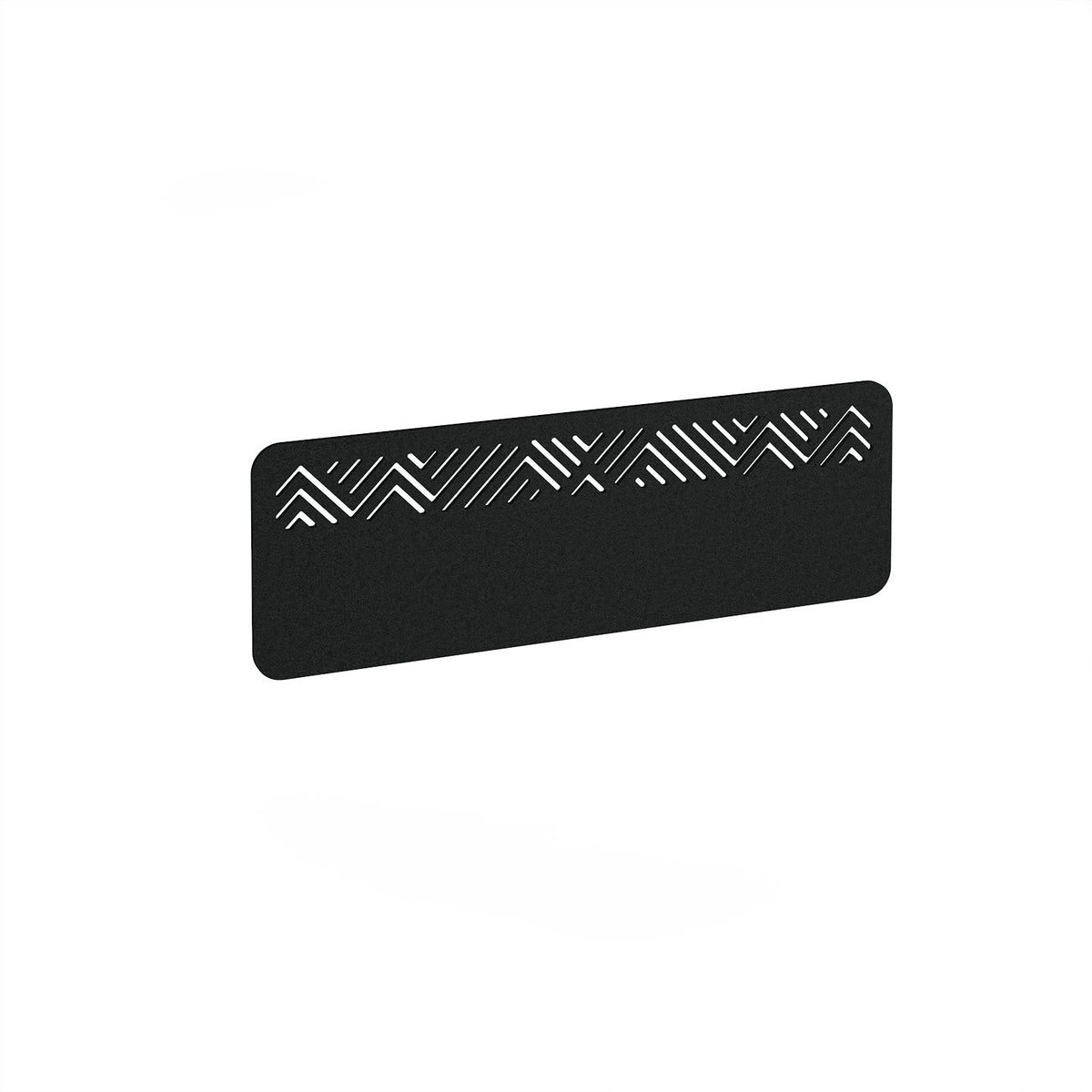 Chevron Acoustic Desktop Screen 1200w - Black - view 1