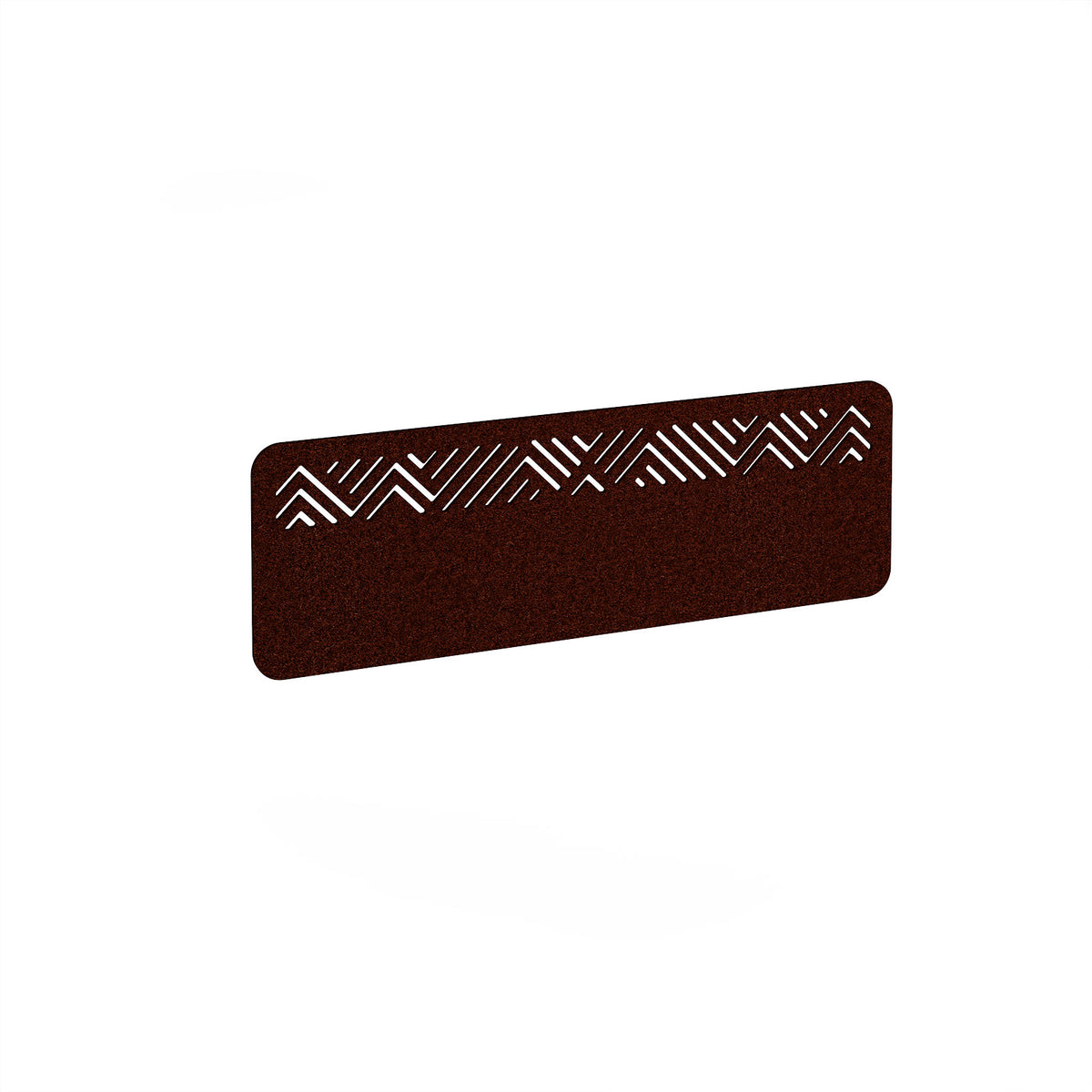 Chevron Acoustic Desktop Screen 1200w - Maroon - view 1
