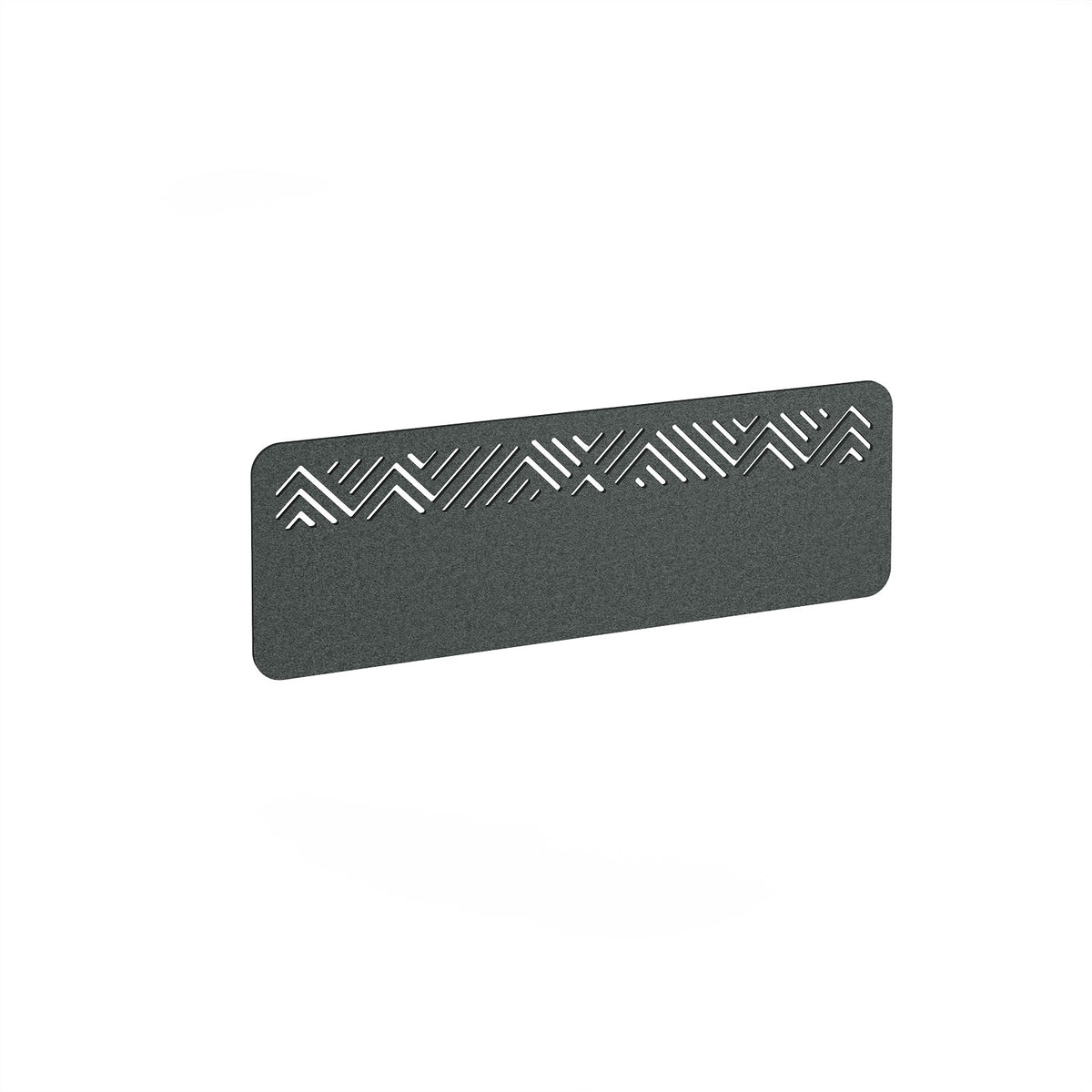 Chevron Acoustic Desktop Screen 1200w - Moonlight Grey - view 1
