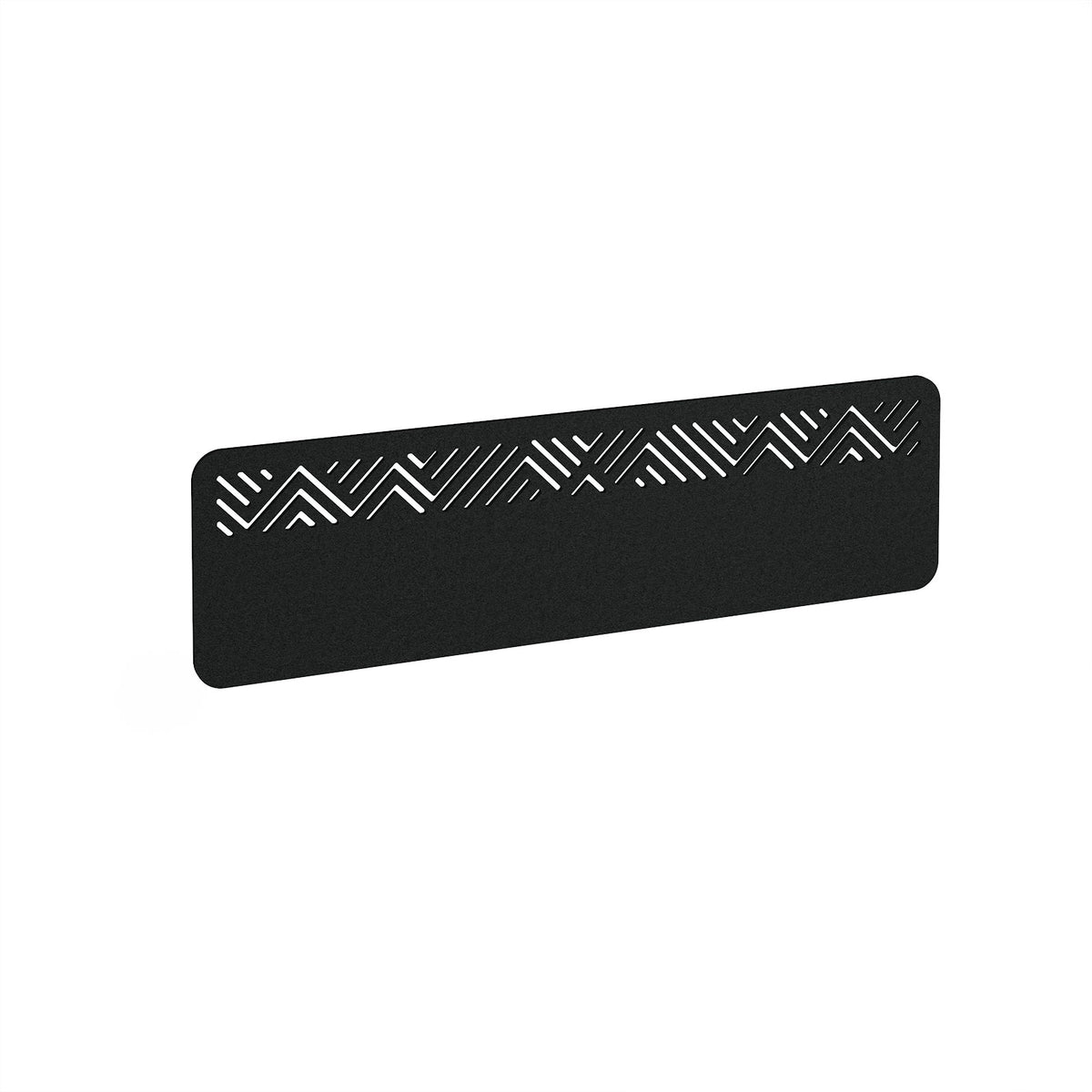 Chevron Acoustic Desktop Screen 1400w - Black - view 1