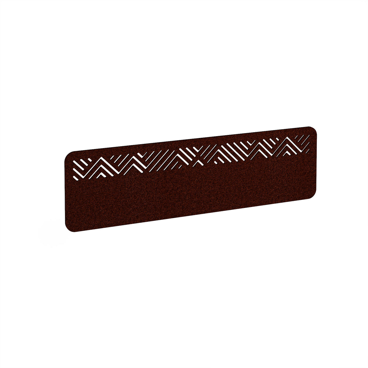 Chevron Acoustic Desktop Screen 1400w - Maroon - view 1