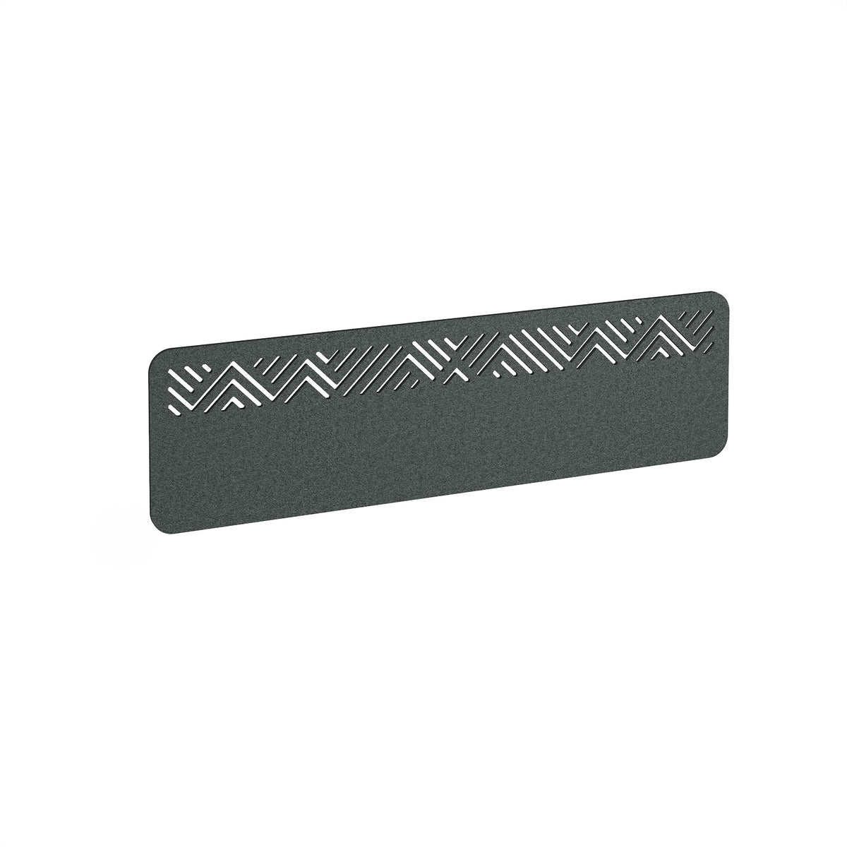 Chevron Acoustic Desktop Screen 1400w - Moonlight Grey - view 1
