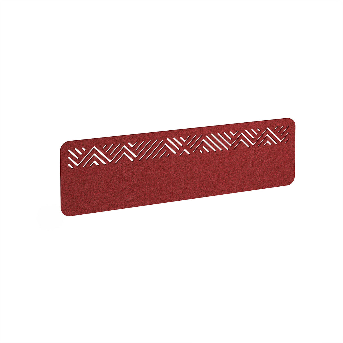 Chevron Acoustic Desktop Screen 1400w - Pure Red - view 1