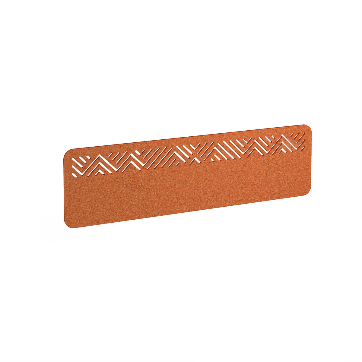 Chevron Acoustic Desktop Screen 1400w - Tangerine - view 1