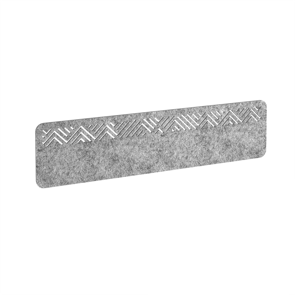 Chevron Acoustic Desktop Screen 1600w - Dark Silver Grey - view 1 (cds1600-dg.jpg)