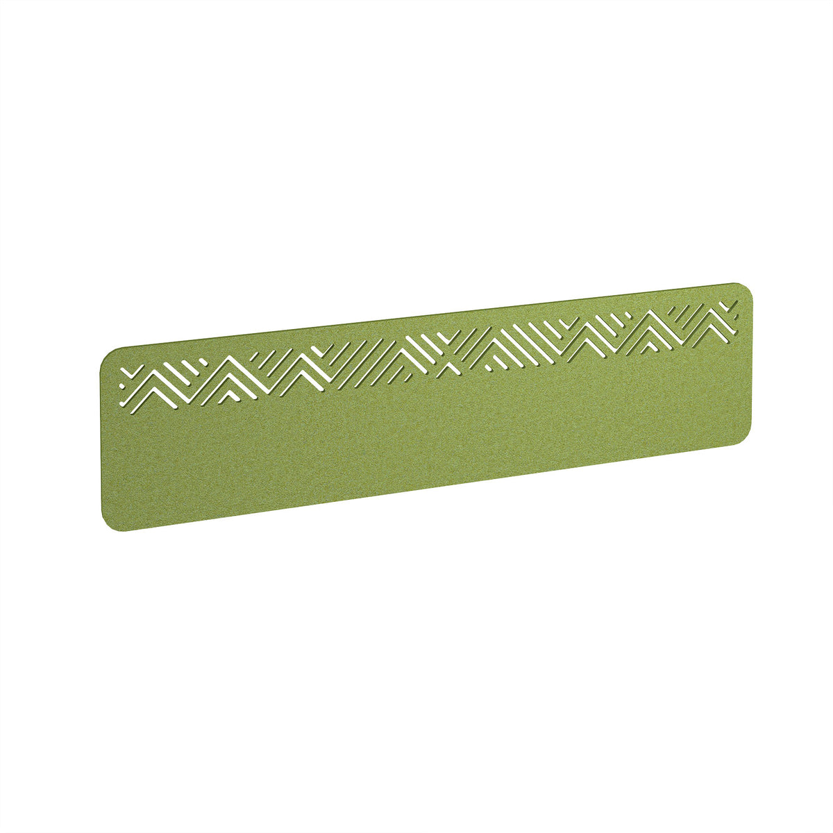 Chevron Acoustic Desktop Screen 1600w - Fruit Green - view 1