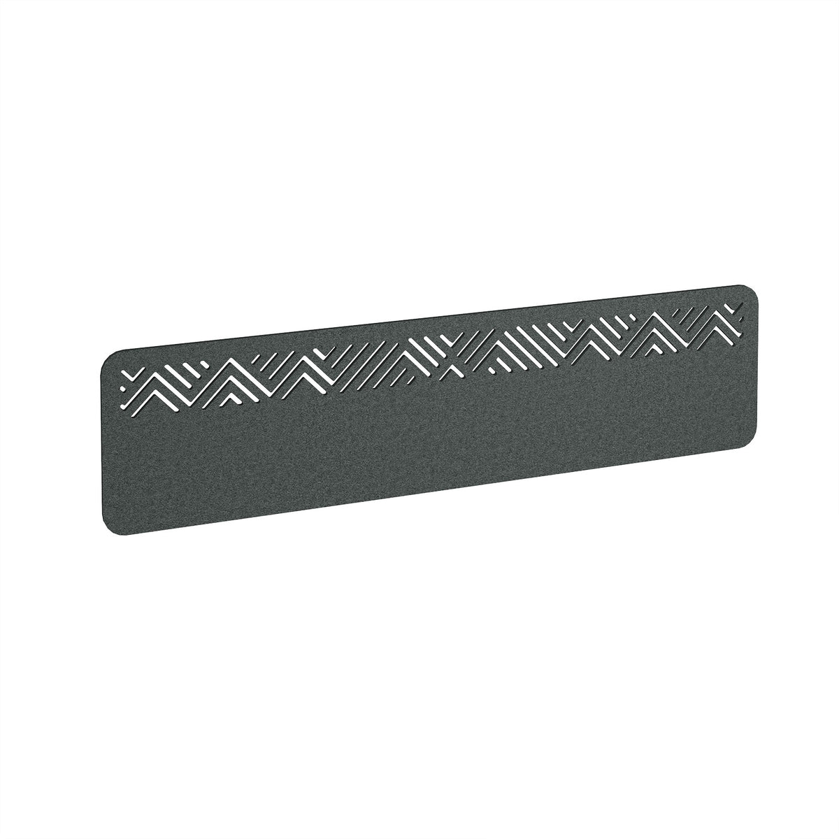 Chevron Acoustic Desktop Screen 1600w - Moonlight Grey - view 1