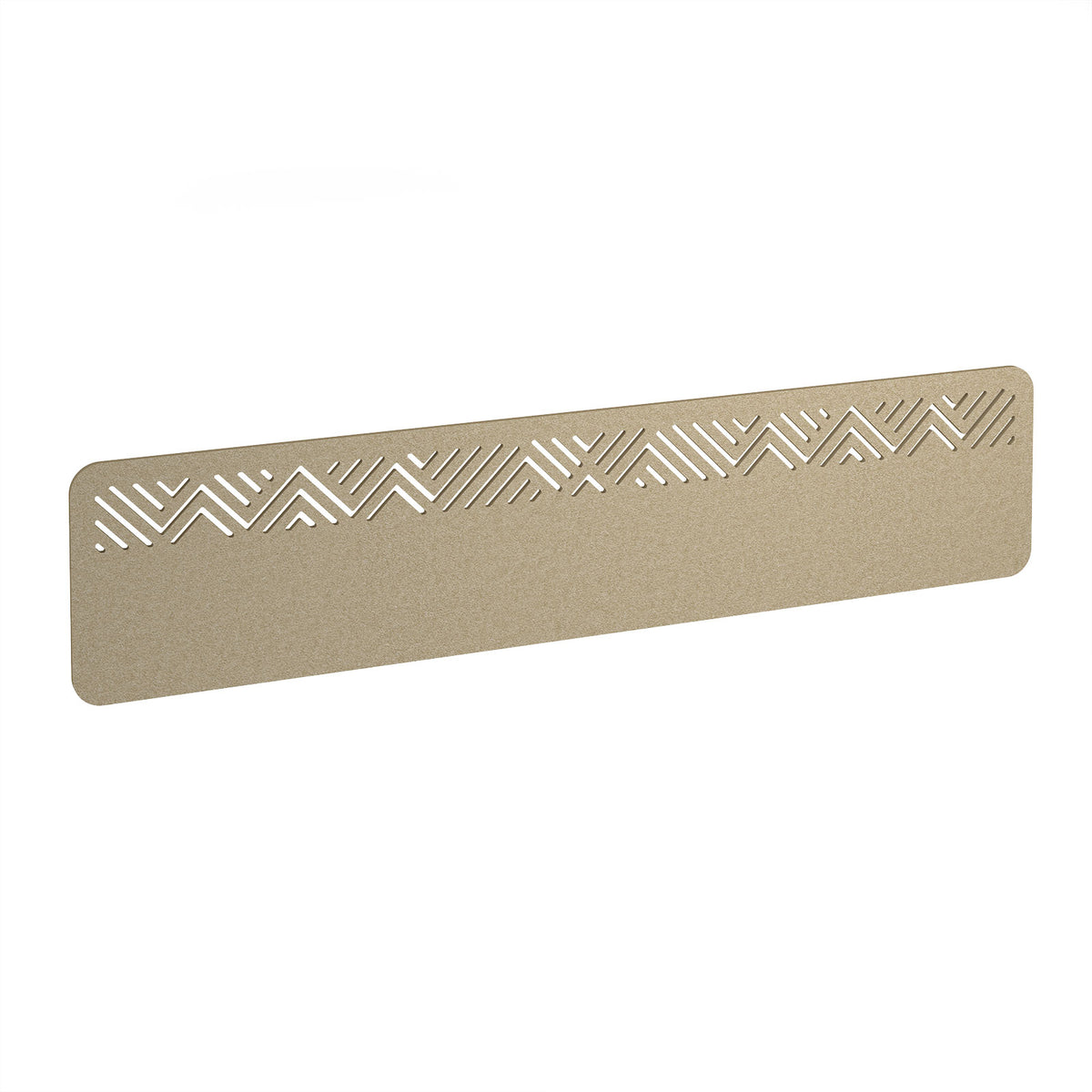 Chevron Acoustic Desktop Screen 1800w - Dark Camel - view 1