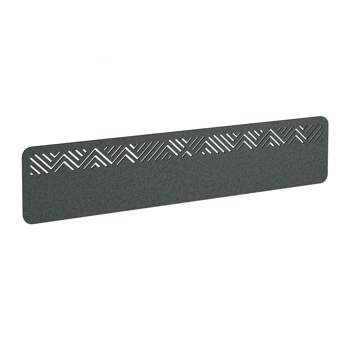 Chevron Acoustic Desktop Screen 1800w - Moonlight Grey - view 1