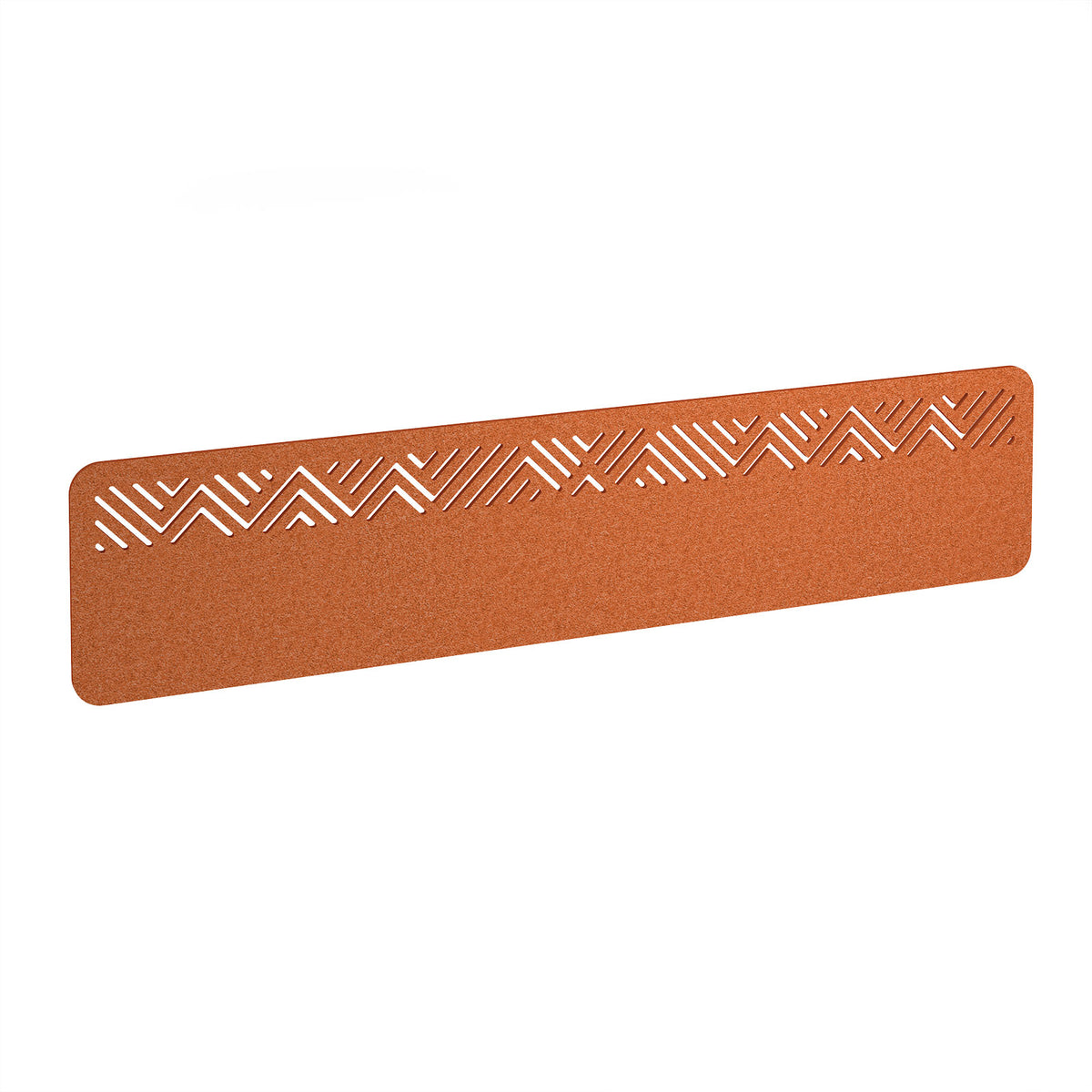 Chevron Acoustic Desktop Screen 1800w - Tangerine - view 1