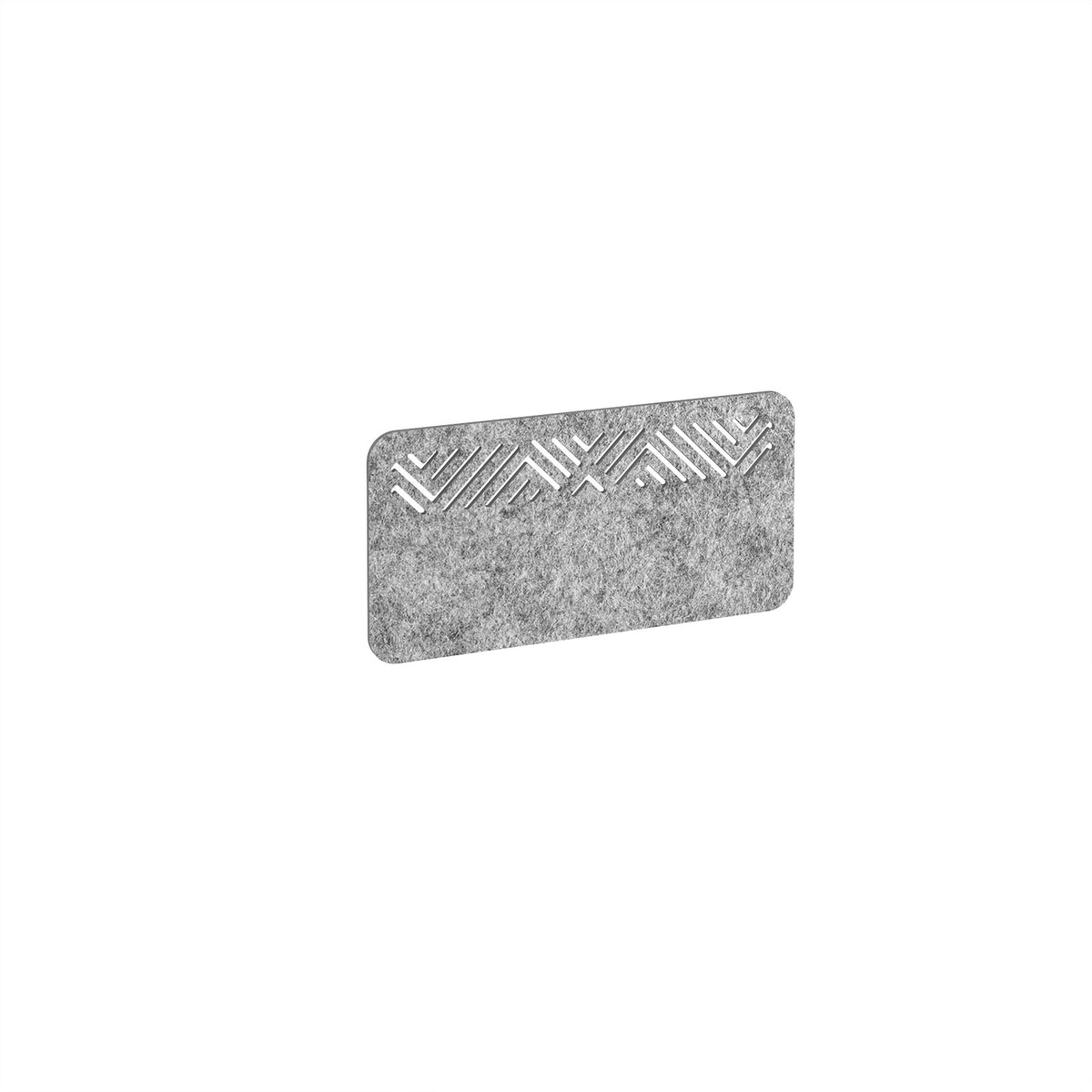 Chevron Acoustic Desktop Screen 800w - Dark Silver Grey - view 1 (cds800-dg.jpg)